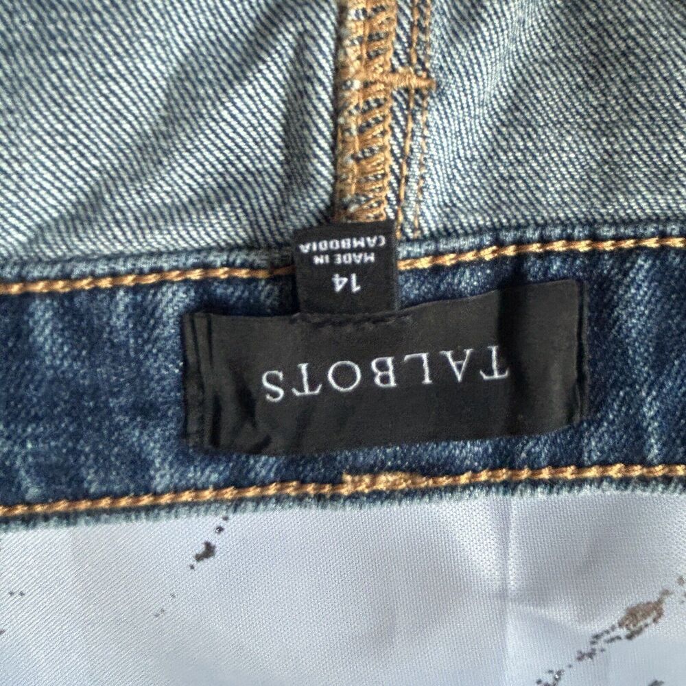 Talbots Plus Size 16 Button Fly Denim Patch Pocke… - image 6